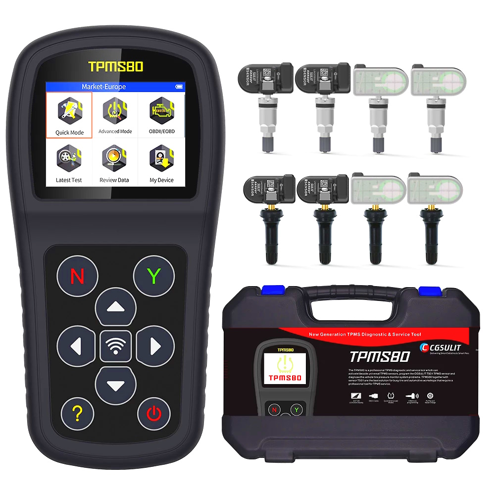 CGsulit TPMS80 для копирования и прописывания датчиков TPMS. Лучшее соотношение цены и качества. Полный (обновляемый) аналог Autel TPMS