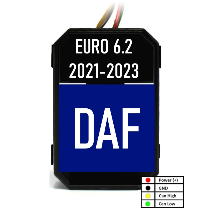 Эмулятор DAF Euro 6 2021-2023 для системы AdBlue. Отключает SCR мочевину AdBlue и NOX на DAF XF и CF