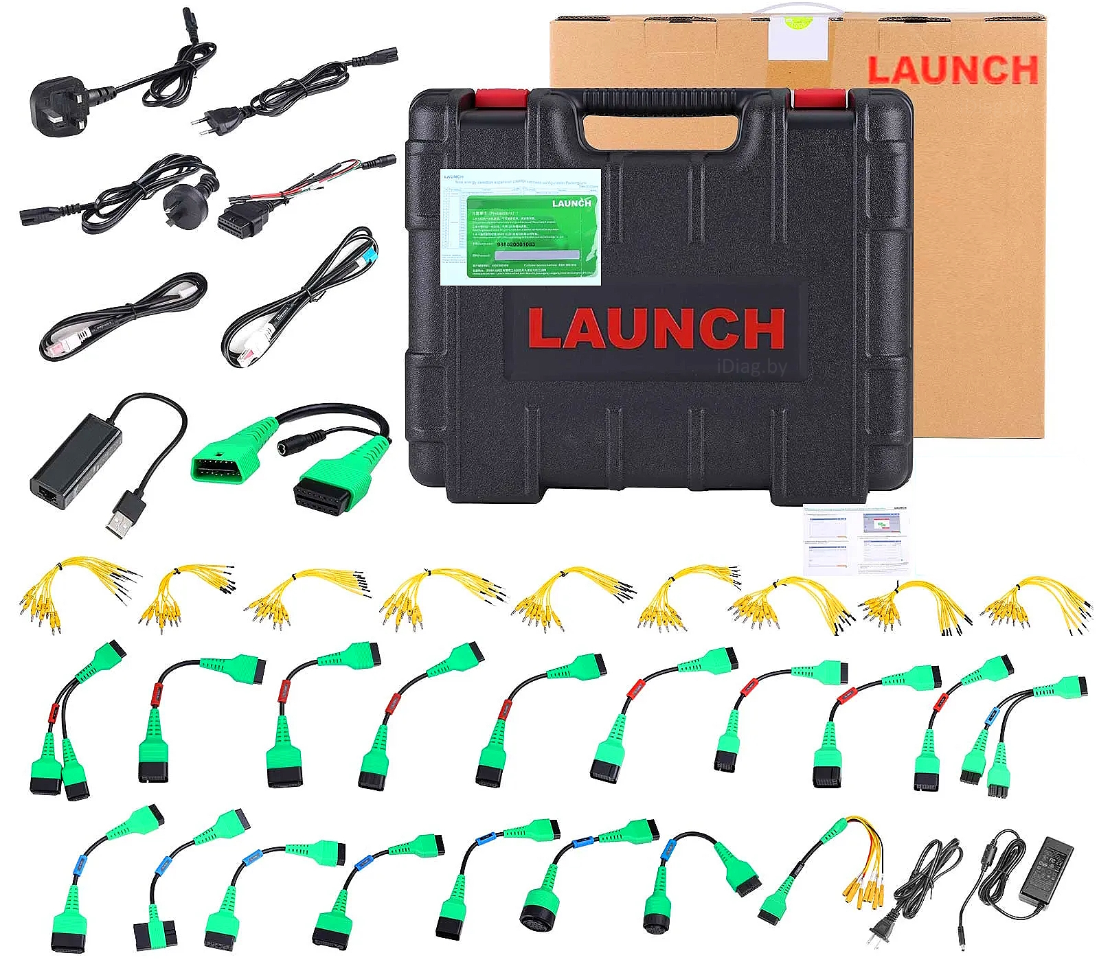 Launch EV-KIT адаптера и софт для электромобилей. Активация всех электрических автомобилей для Launch + EV адаптеры