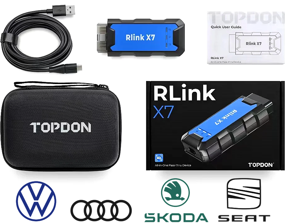 VAS 6154 от TopDon-Rlink X7 (DoIP+CAN FD)