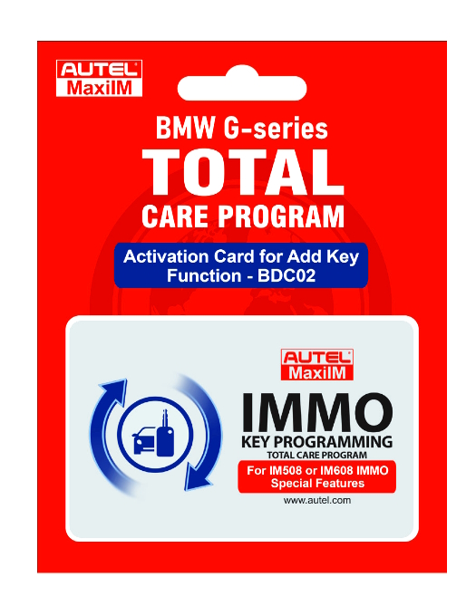 Лицензия Autel / OTOFIX для добавления ключей BMW G серии BDC02